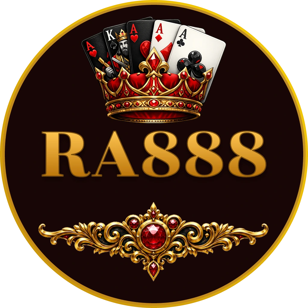 Professional live casino dealer in a red uniform presenting a roulette table in a luxury casino atmosphere at RA888 Malaysia